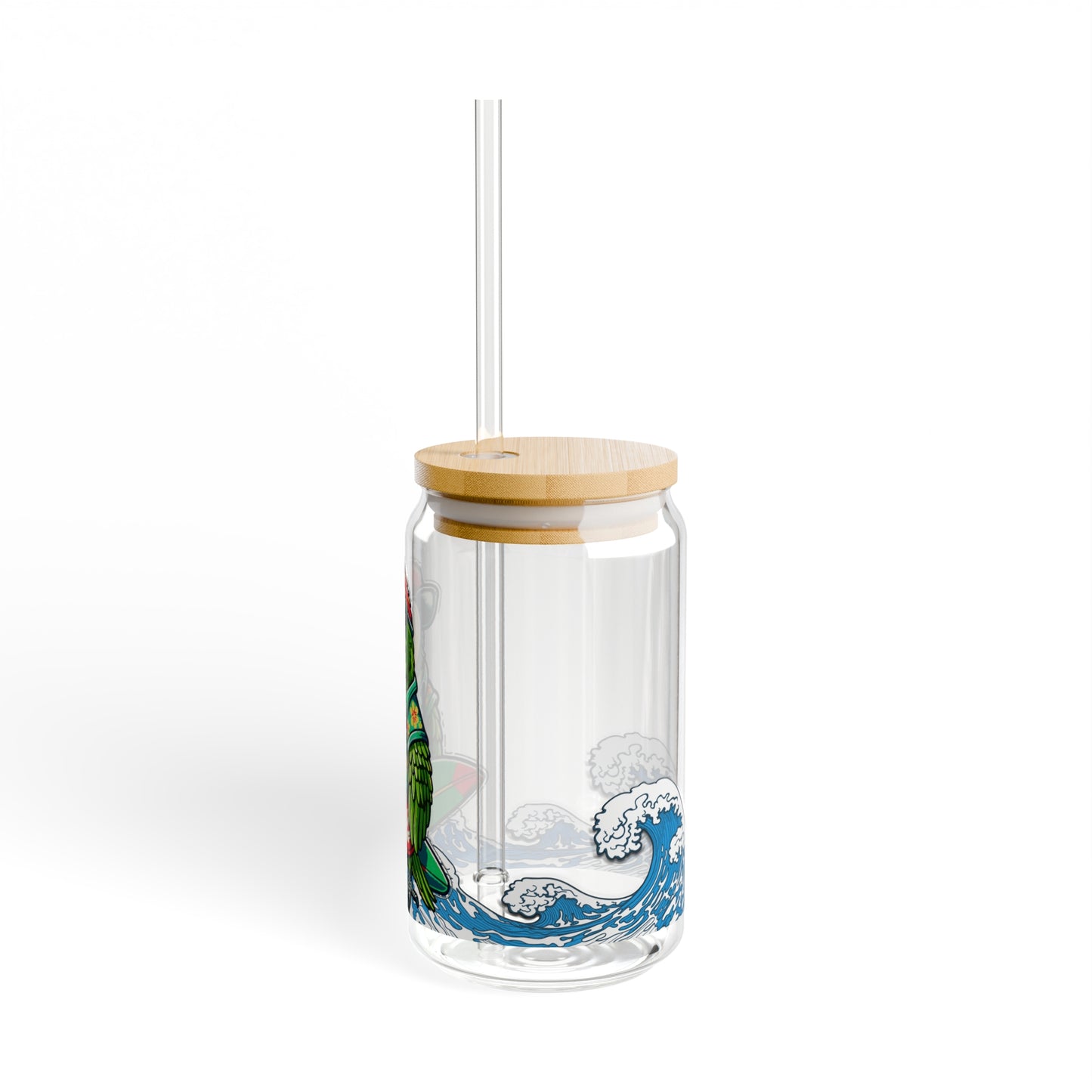 Cool OB Parrot Sipper Glass, 16oz