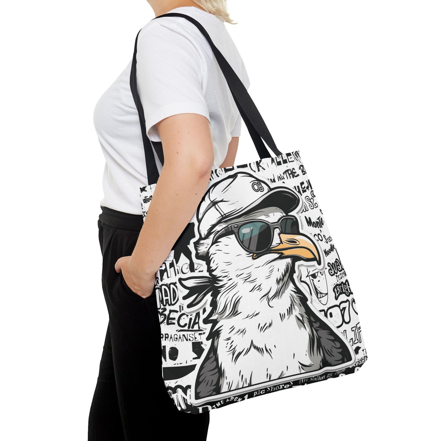 OB Seagull Grafitti Tote Bag