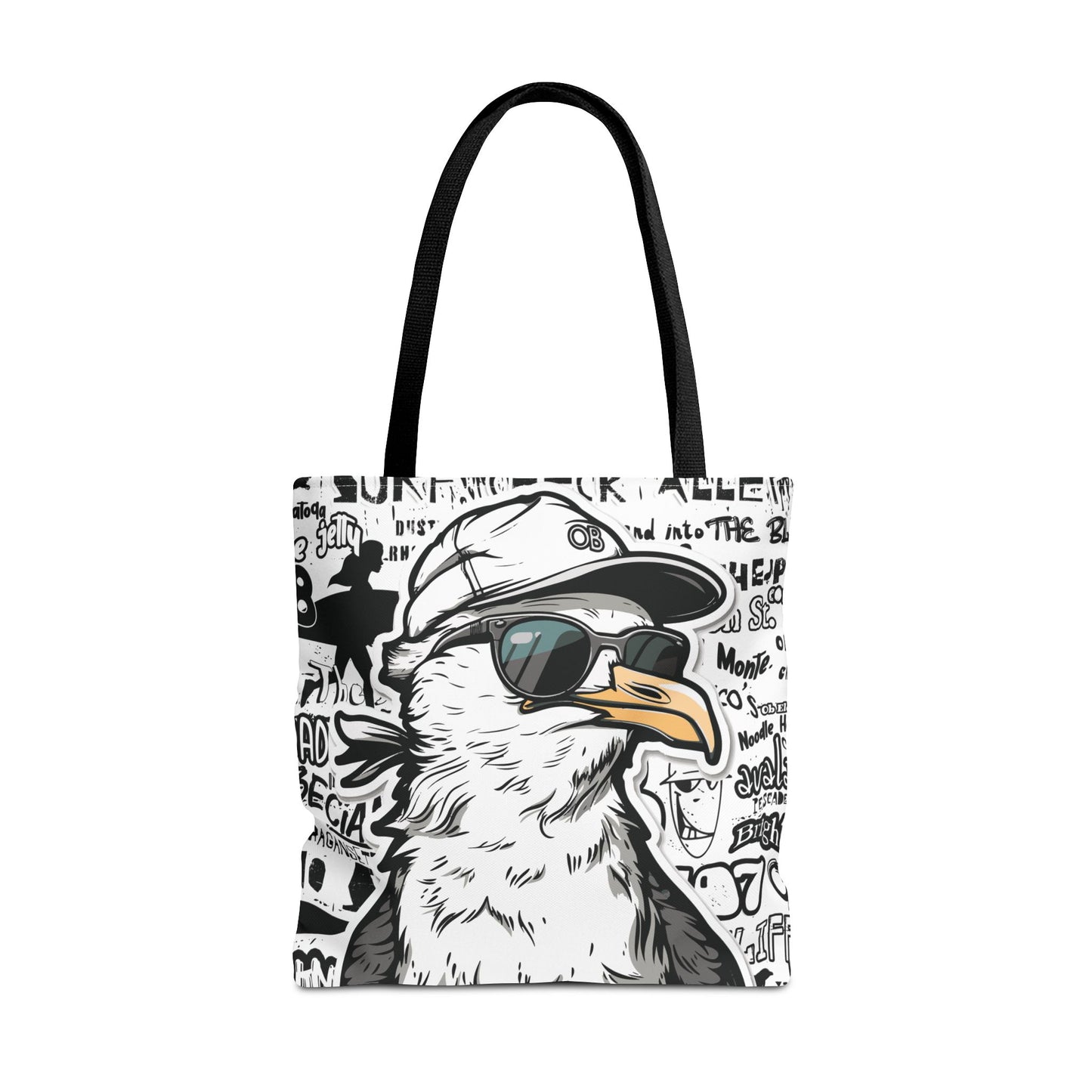 OB Seagull Grafitti Tote Bag