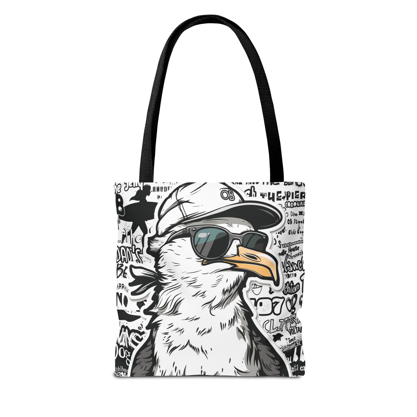 OB Seagull Grafitti Tote Bag