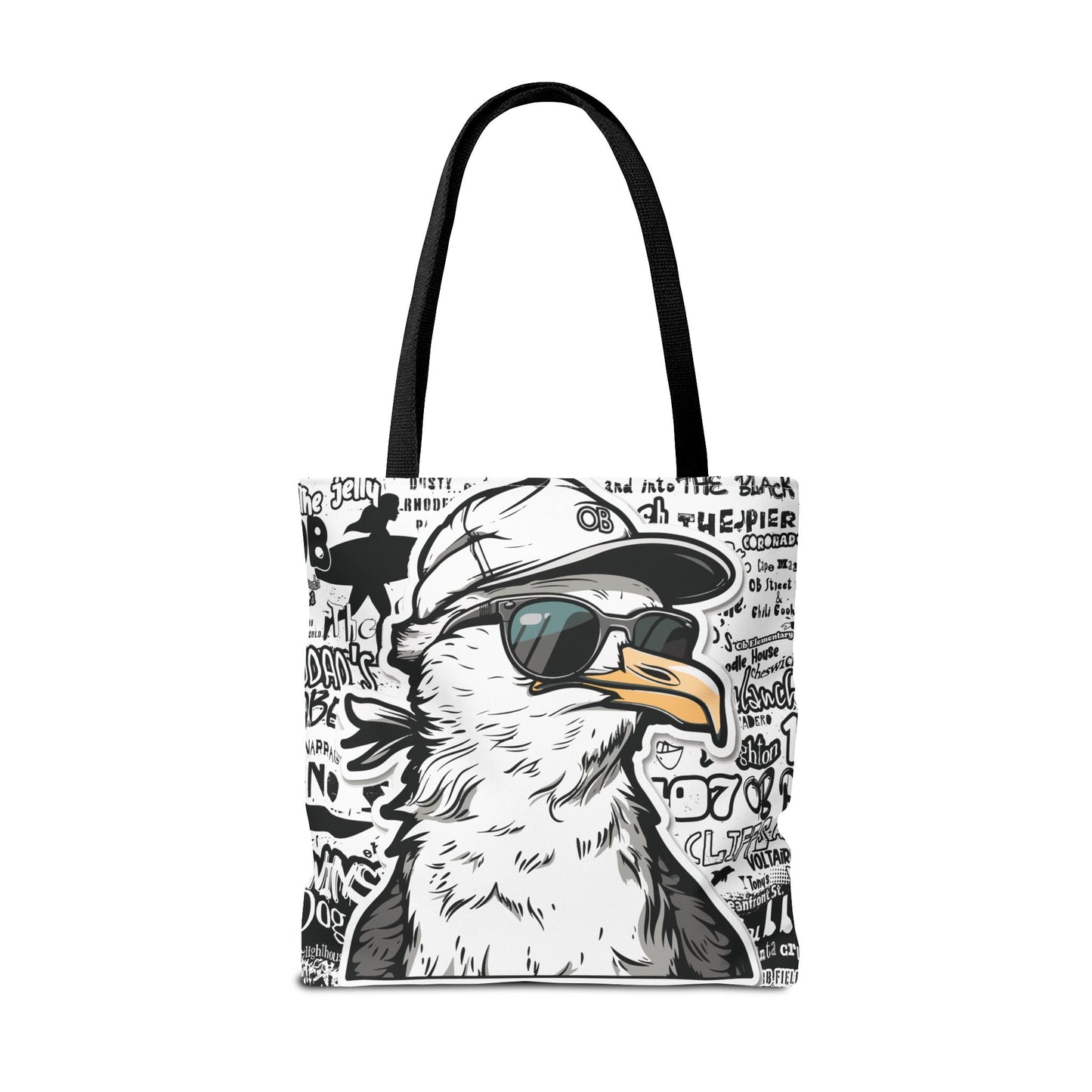 OB Seagull Grafitti Tote Bag