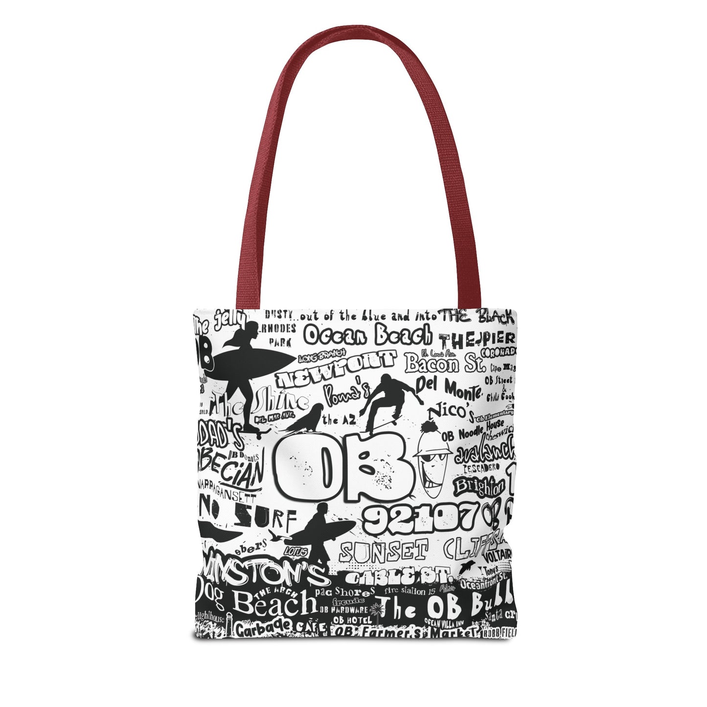 OB Surf Parrot Graffiti Tote Bag