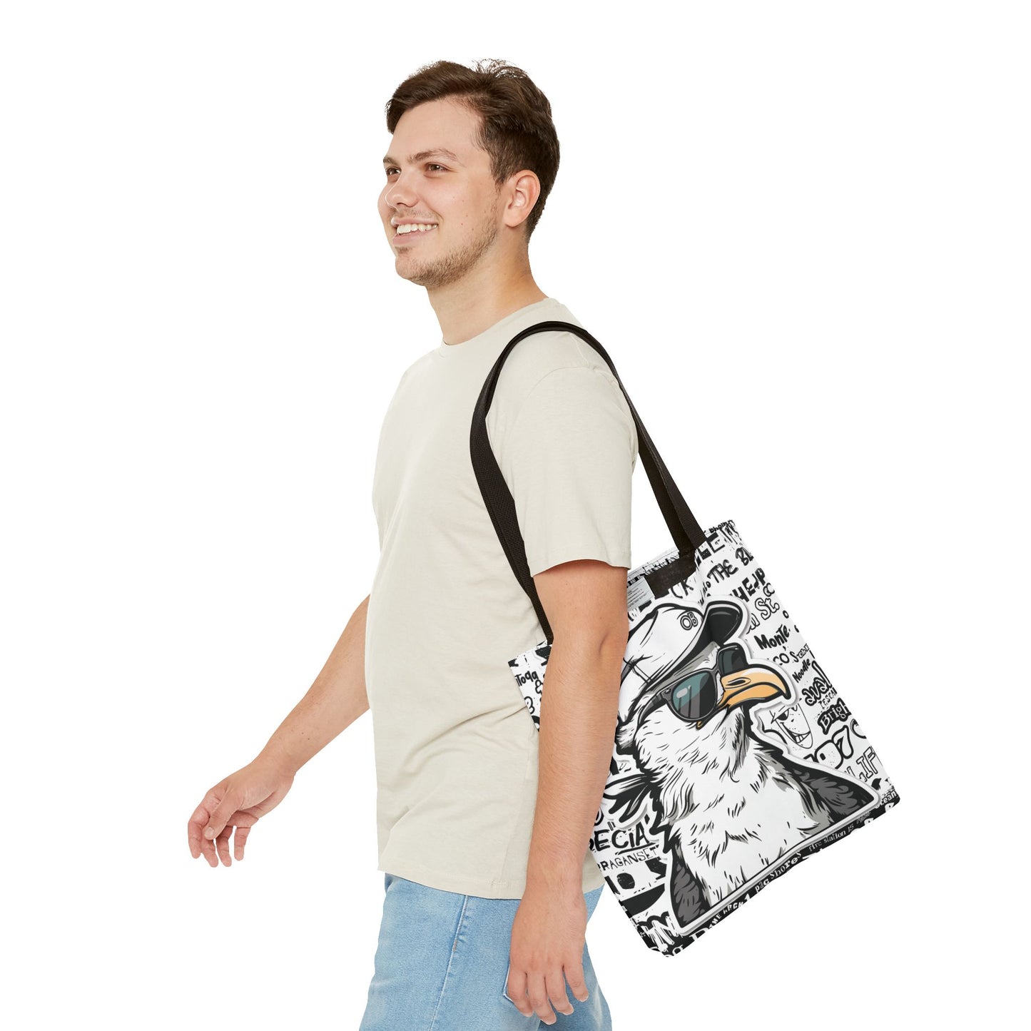 OB Seagull Grafitti Tote Bag