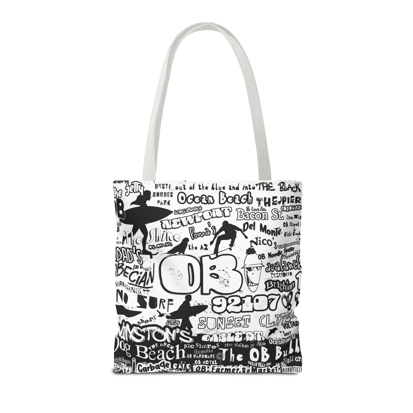 OB Surf Parrot Graffiti Tote Bag