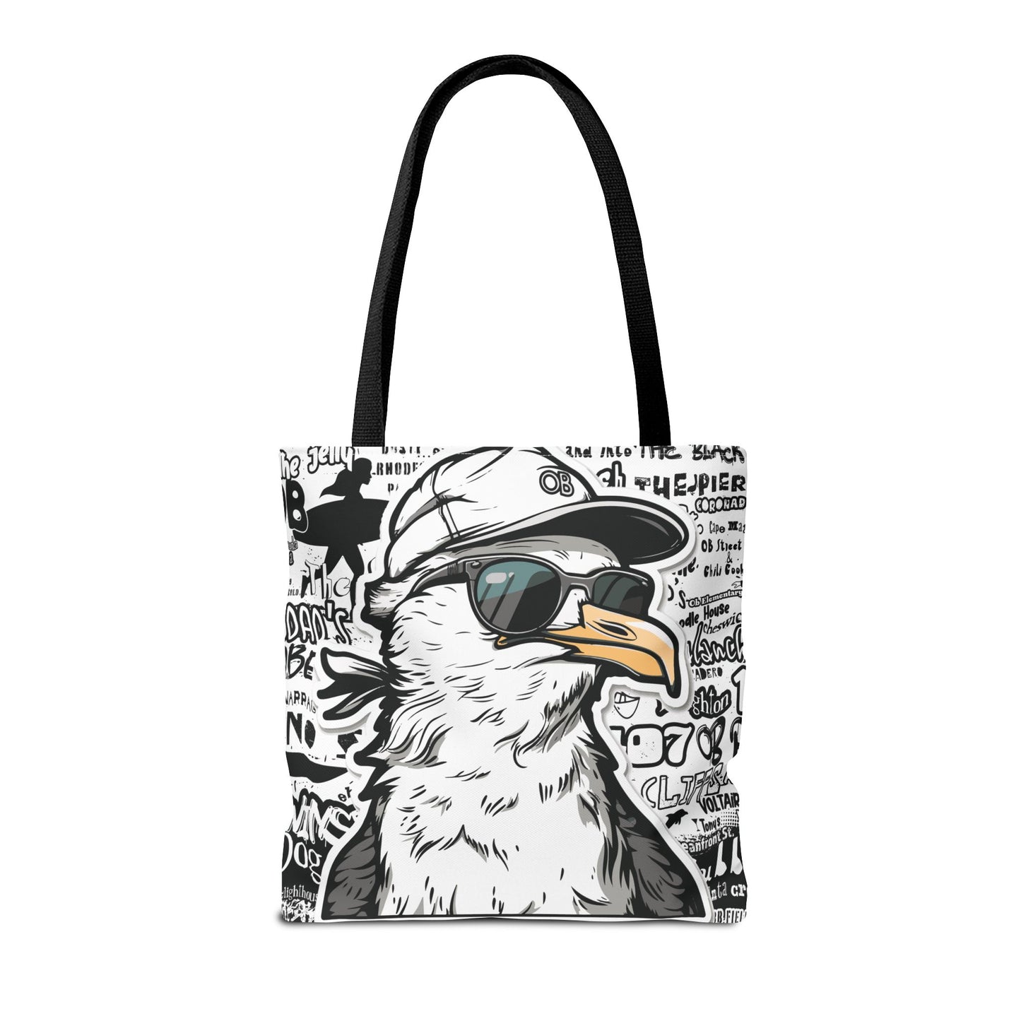 OB Seagull Grafitti Tote Bag