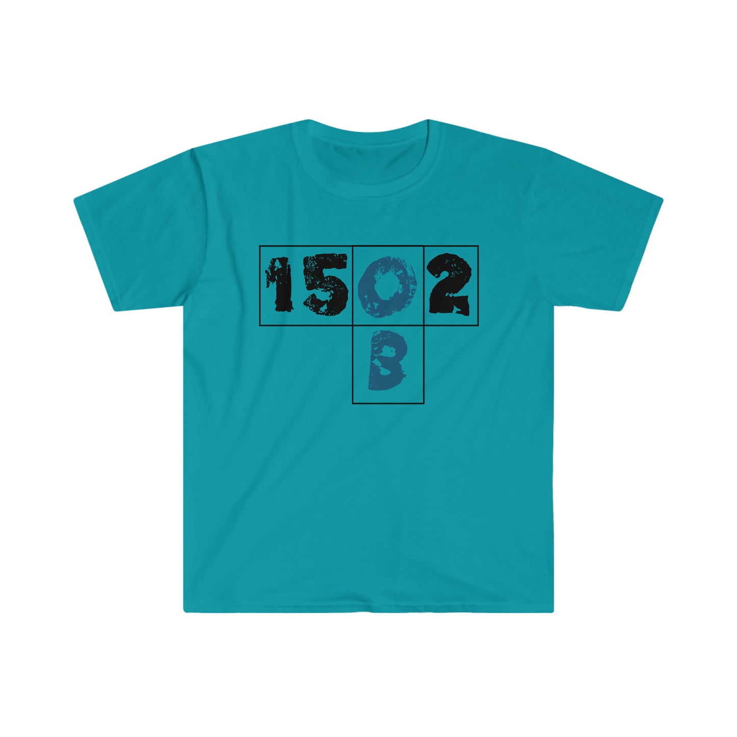 OB 1502 - Tropical Blue T-Shirt - Ocean Beach, CA