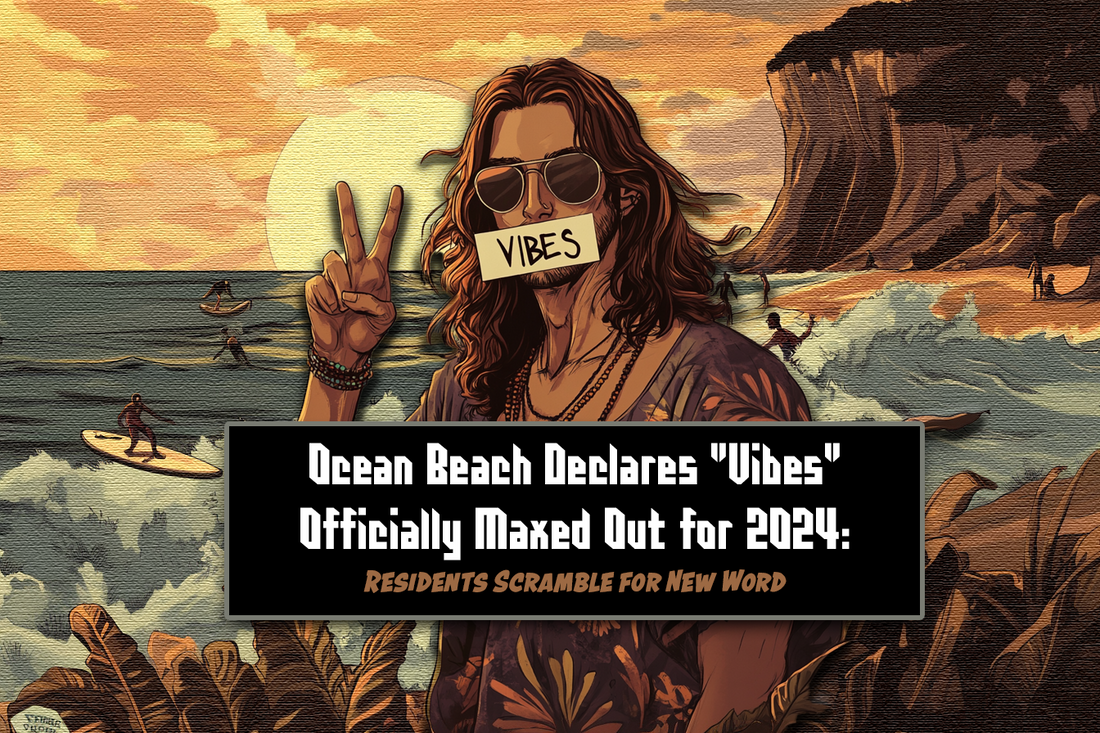 Ocean Beach Declares "Vibes" Officially Maxed Out for 2024: Residents Scramble for New Word