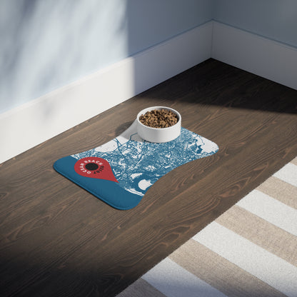 Ocean Beach Pet Feeding Mat