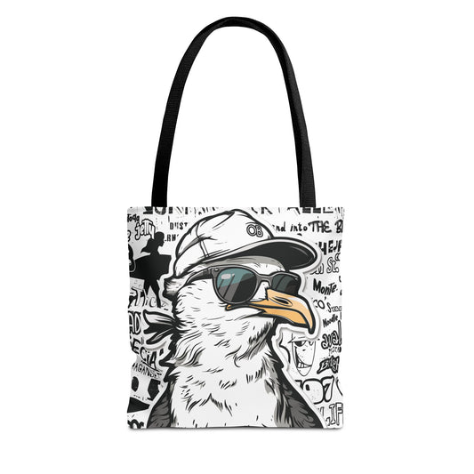 OB Seagull Grafitti Tote Bag