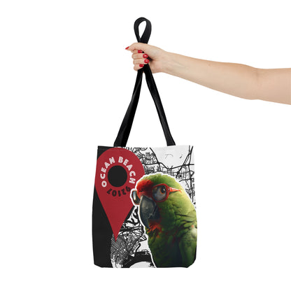 Squawk & Swagger Tote: Red-Crowned Radiance