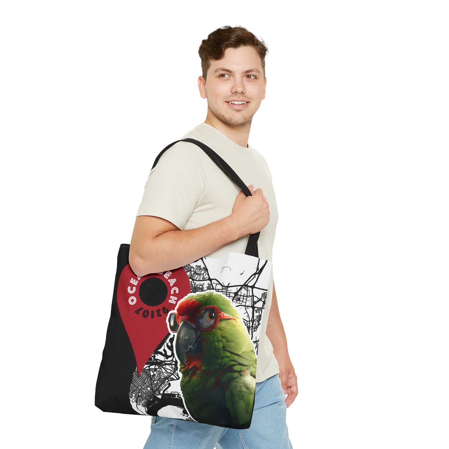 Squawk & Swagger Tote: Red-Crowned Radiance