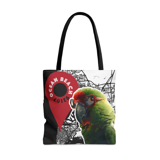 Squawk & Swagger Tote: Red-Crowned Radiance