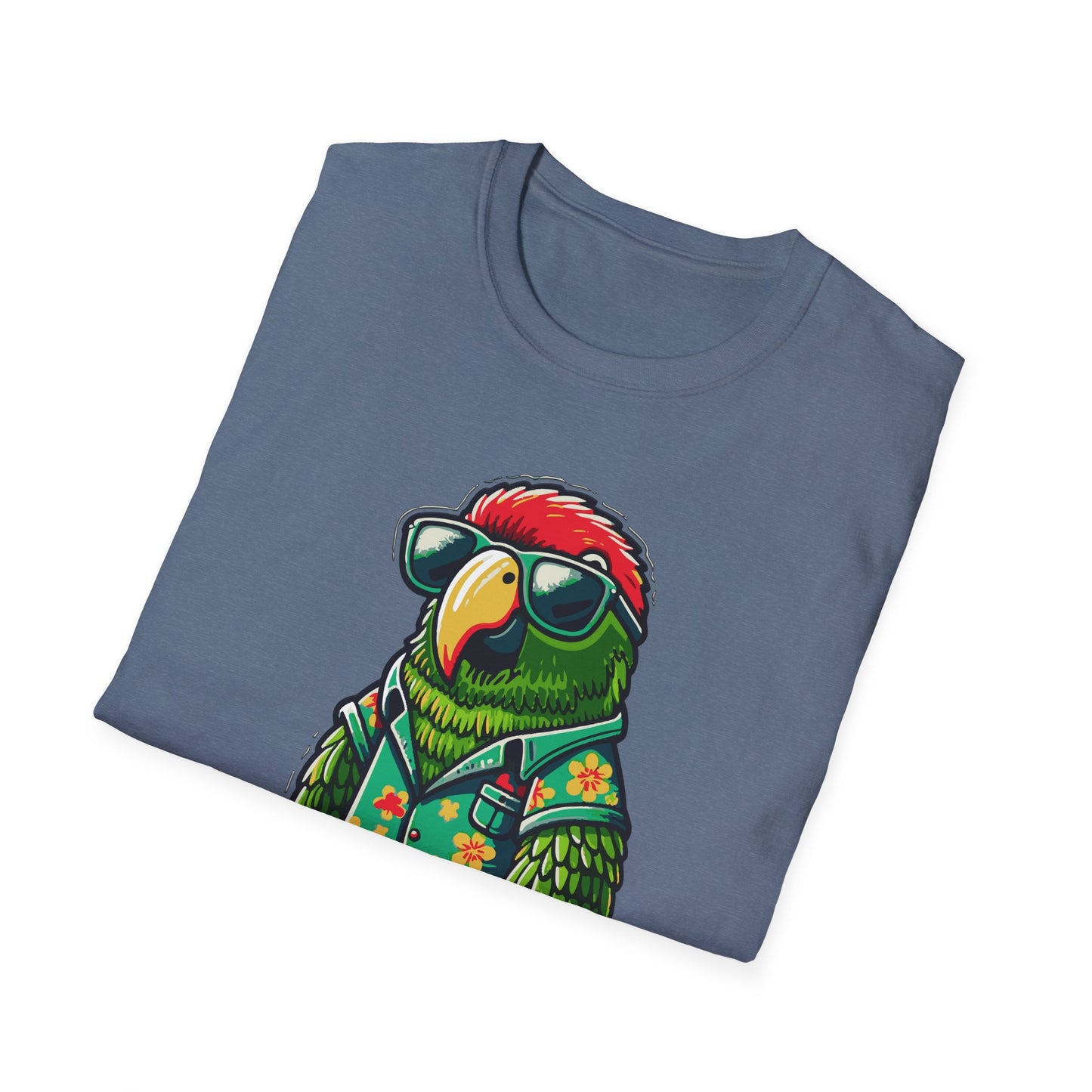 Cool OB Surfer Parrot Softstyle T-Shirt