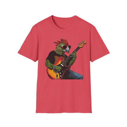 Rocker Parrot Softstyle T-Shirt