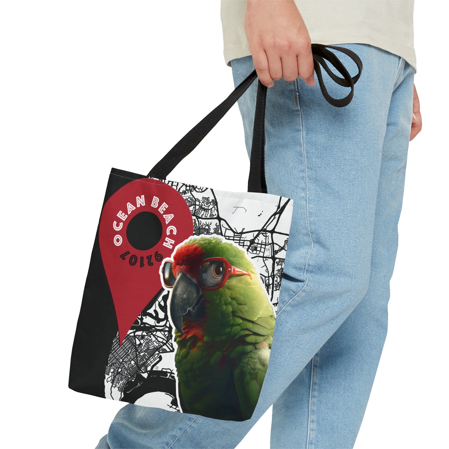 Squawk & Swagger Tote: Red-Crowned Radiance