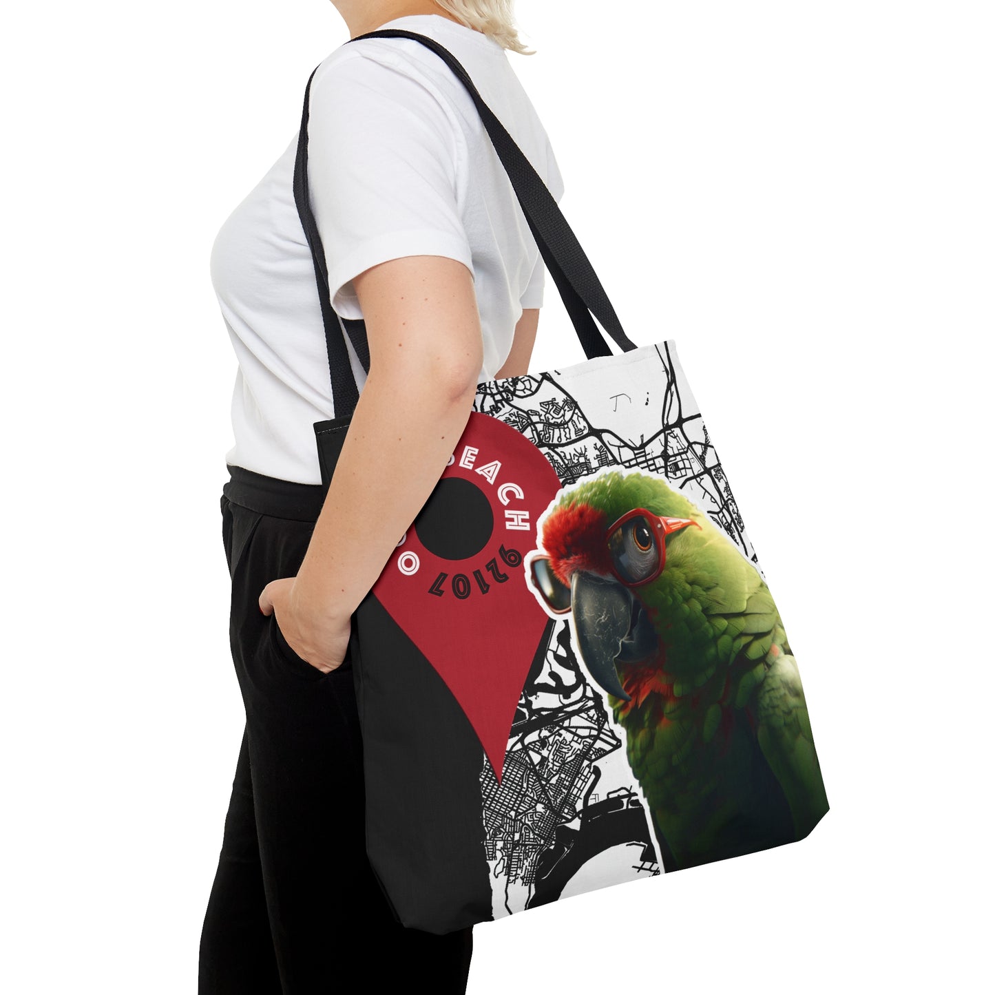 Squawk & Swagger Tote: Red-Crowned Radiance