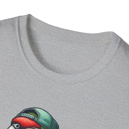 OB Parrot Flipping the Bird Softstyle T-Shirt