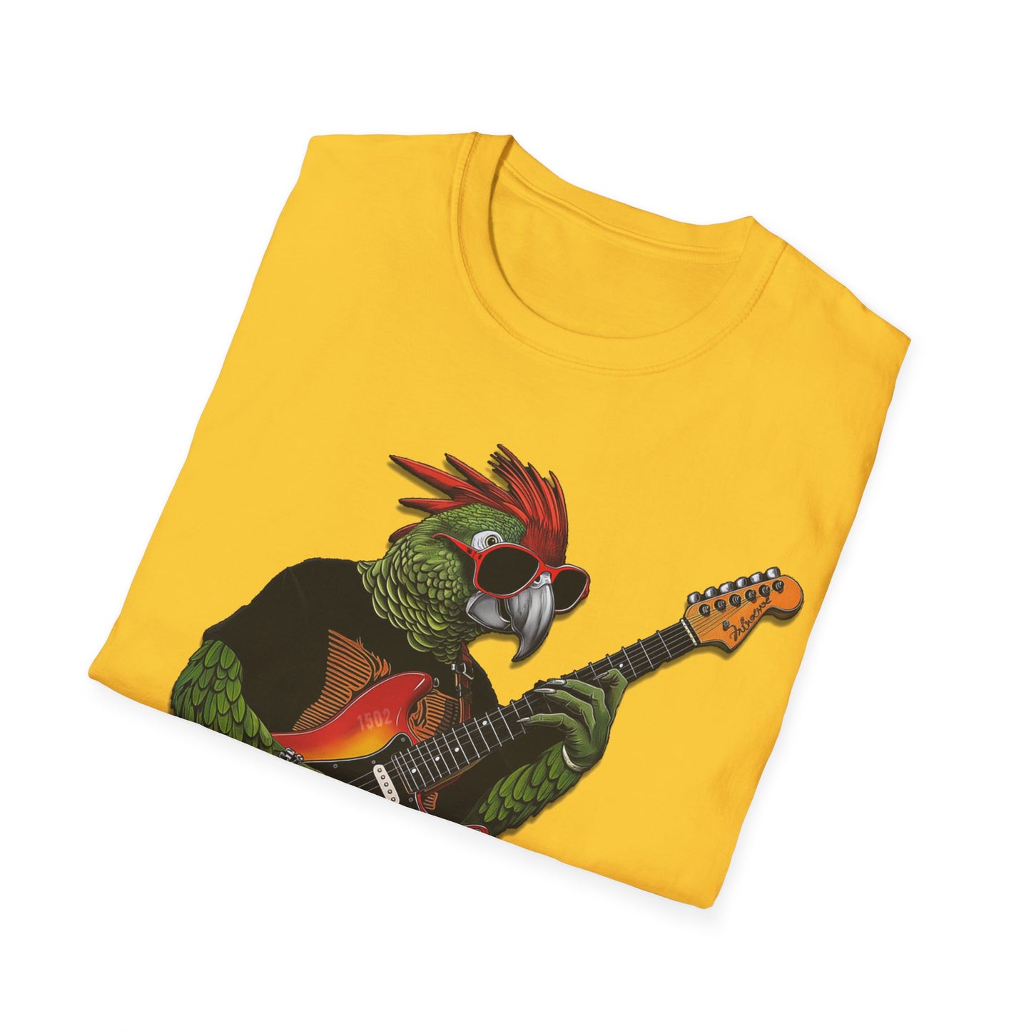 Rocker Parrot Softstyle T-Shirt