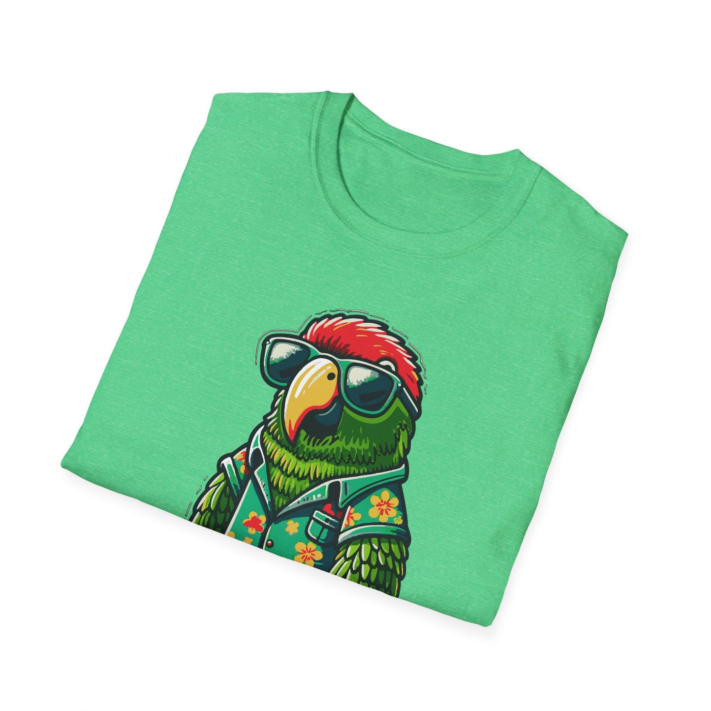 Cool OB Surfer Parrot Softstyle T-Shirt