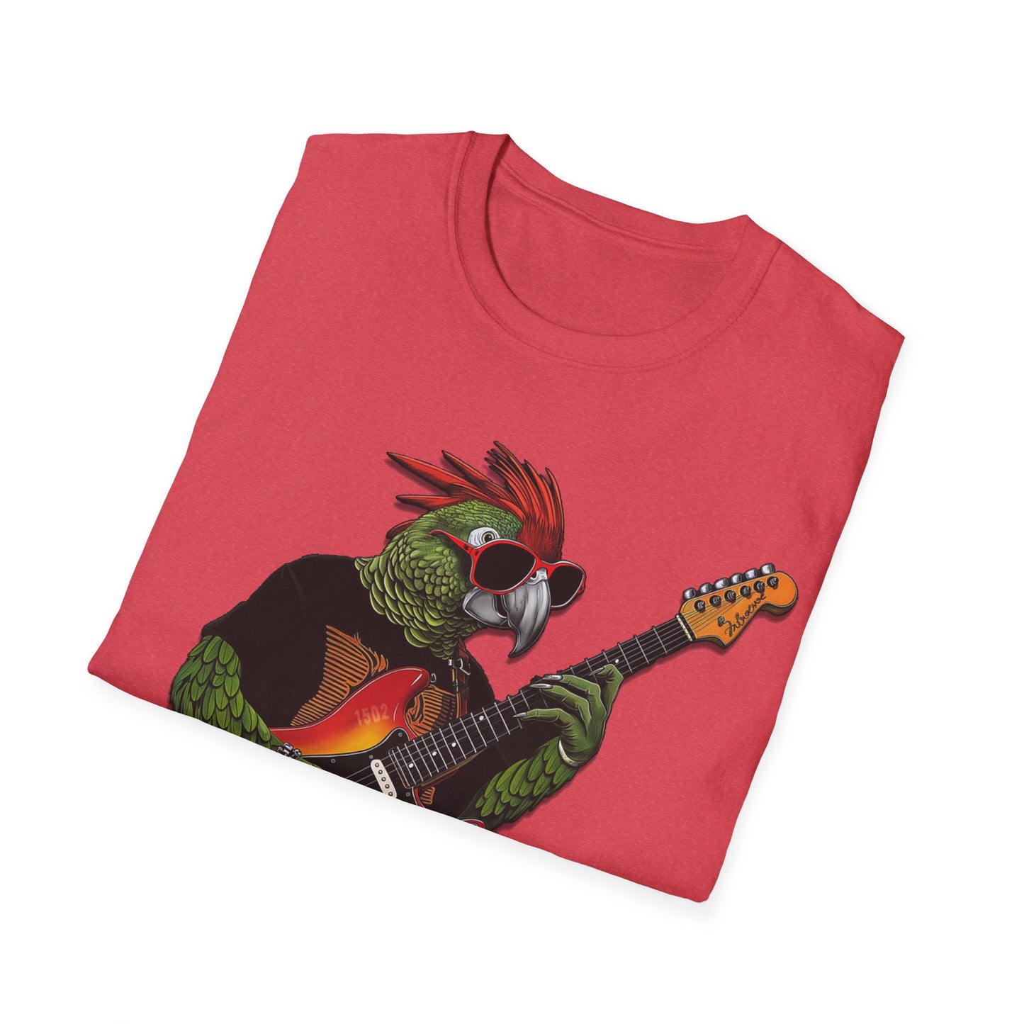 Rocker Parrot Softstyle T-Shirt