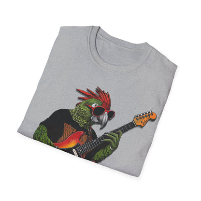 Rocker Parrot Softstyle T-Shirt