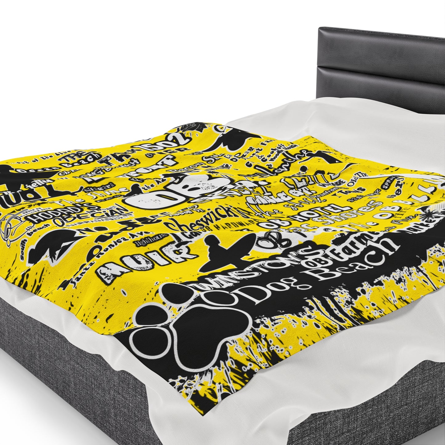 OB Graffiti Velveteen Plush Blanket