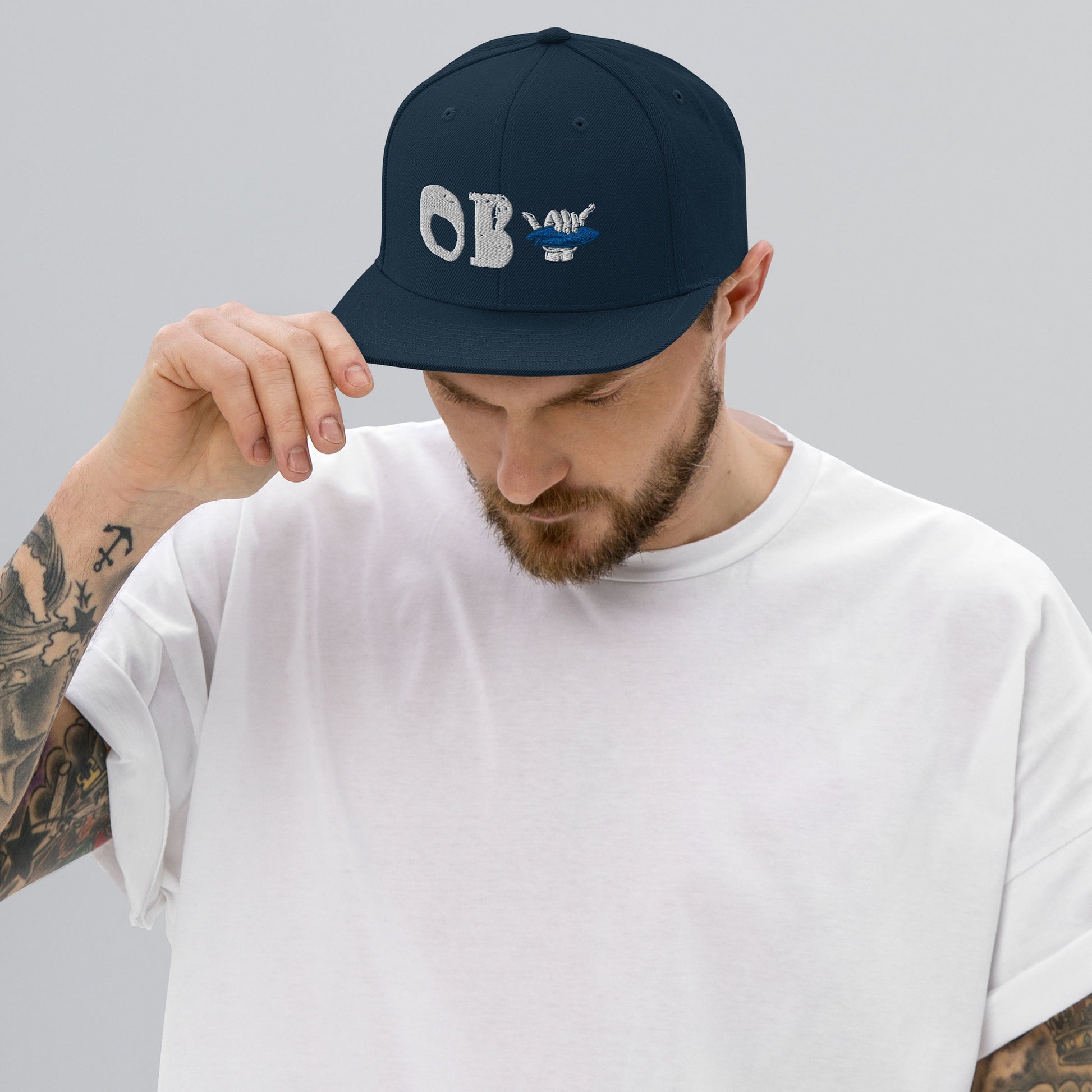 OB - Ocean Beach Shaka Hat -Blue