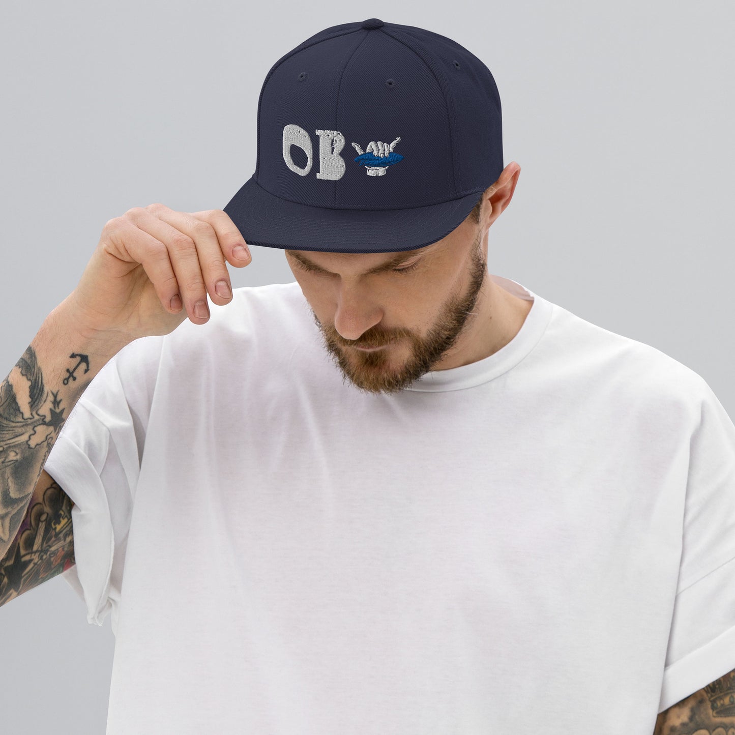 OB - Ocean Beach Shaka Hat -Blue