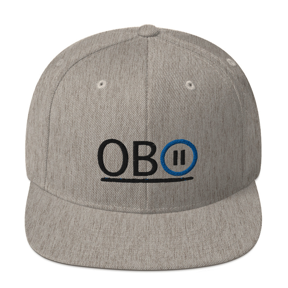 OB Pause Classic Snapback Hat - Heather