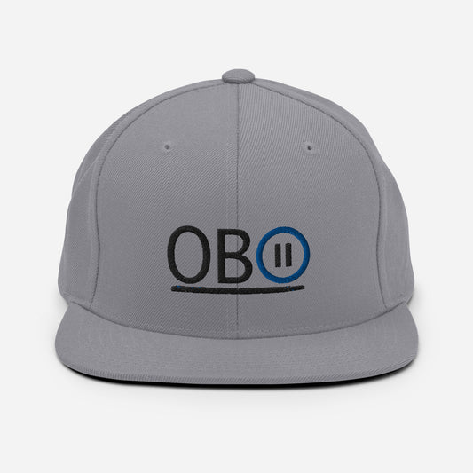 OB Pause Classic Snapback Hat - Silver