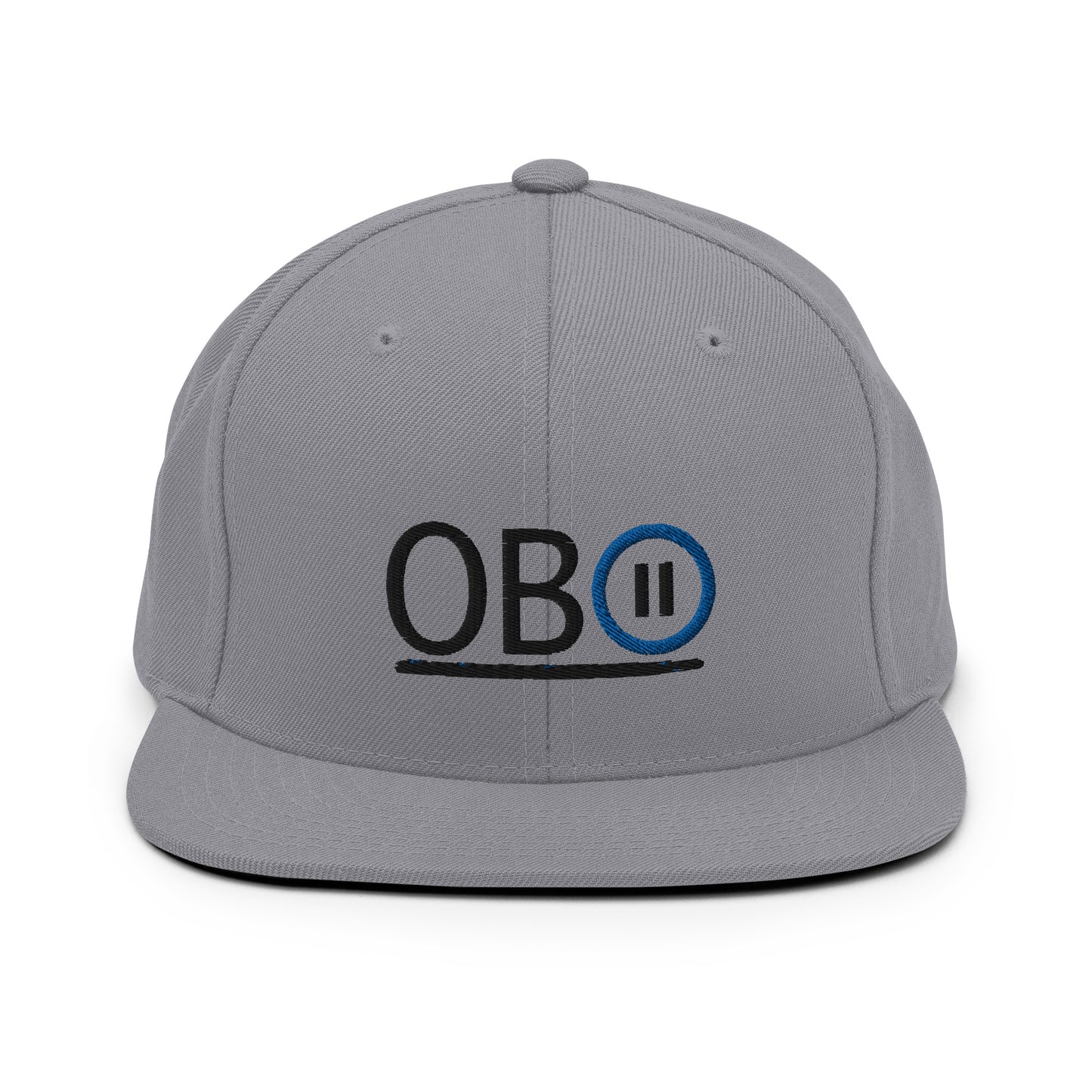 OB Pause Classic Snapback Hat - Silver