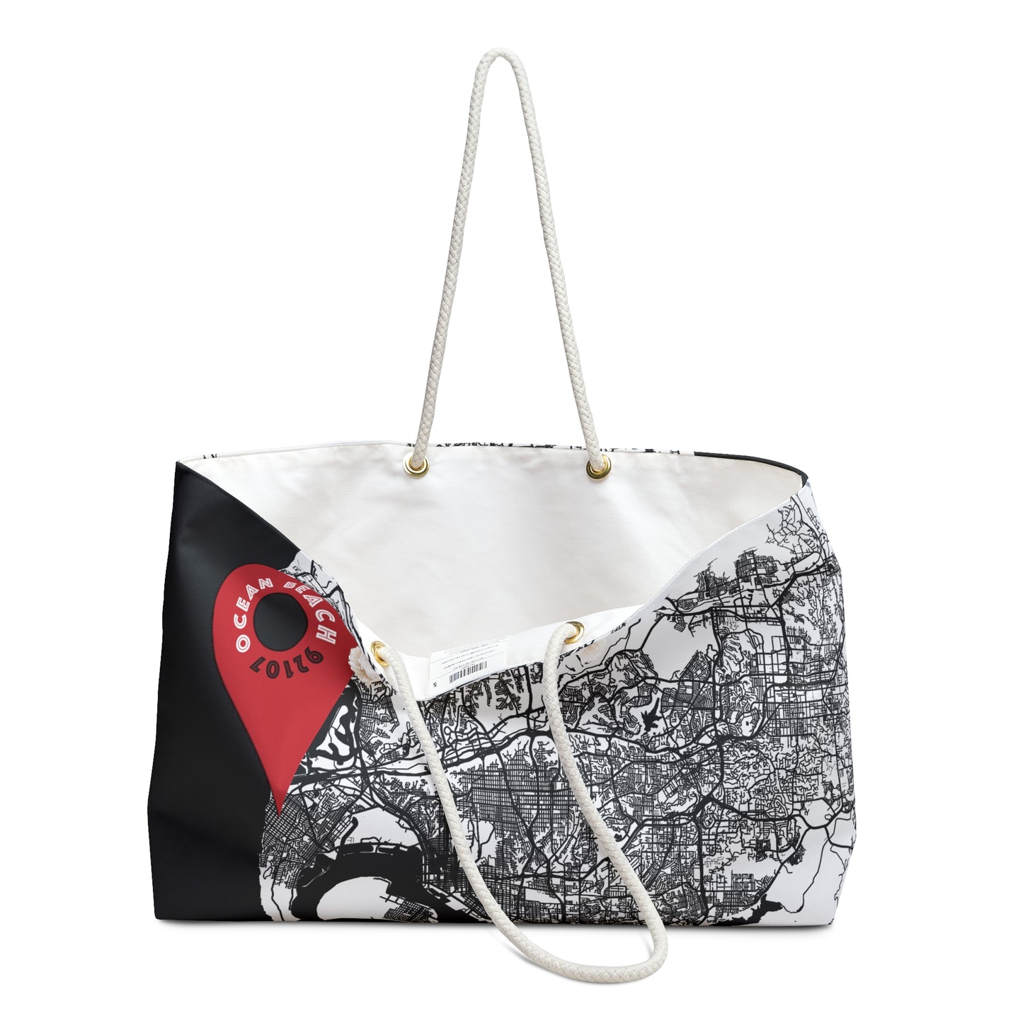 OB Map Weekender Bag - Ocean Beach, CA