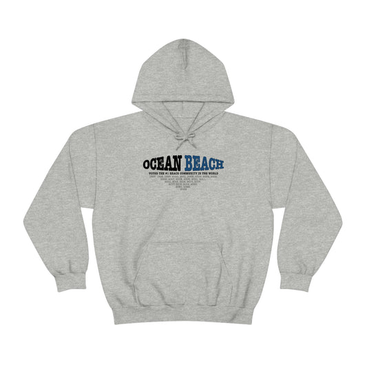 Ocean Beach Hoodie Voted #1 Best Beach Community